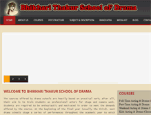 Tablet Screenshot of bhikharithakur.com